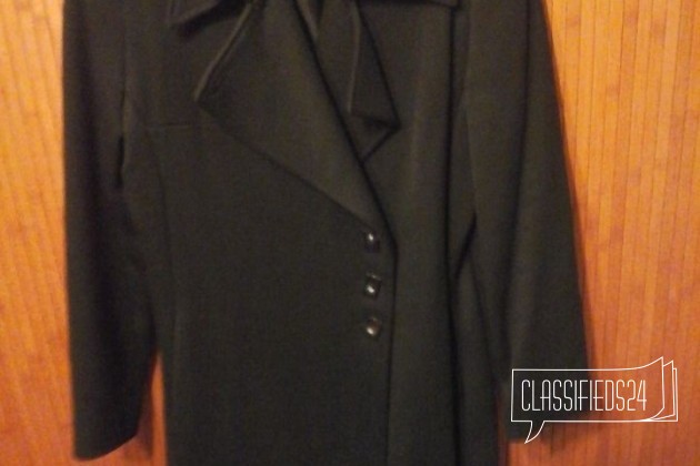 Пальто классическое чёрное в городе Ярославль, фото 1, Ярославская область