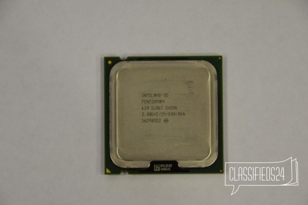CPU Intel Pentium 4 630 3.0 GHz + Кулер в городе Екатеринбург, фото 1, стоимость: 500 руб.