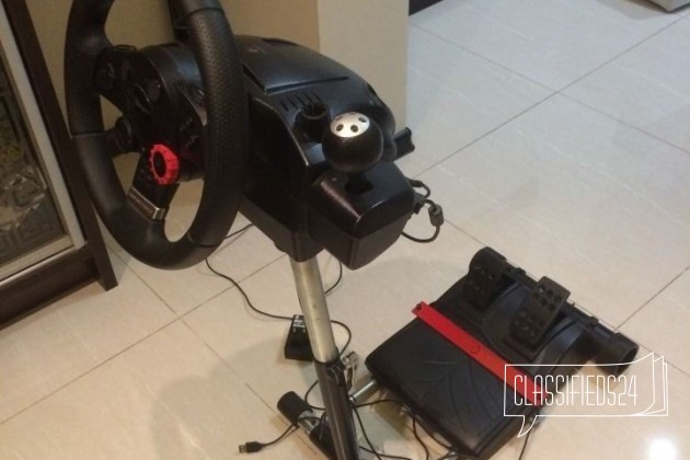 Logitech Driving Force GT и Wheel Stand Pro в городе Москва, фото 1, телефон продавца: +7 (929) 557-86-37