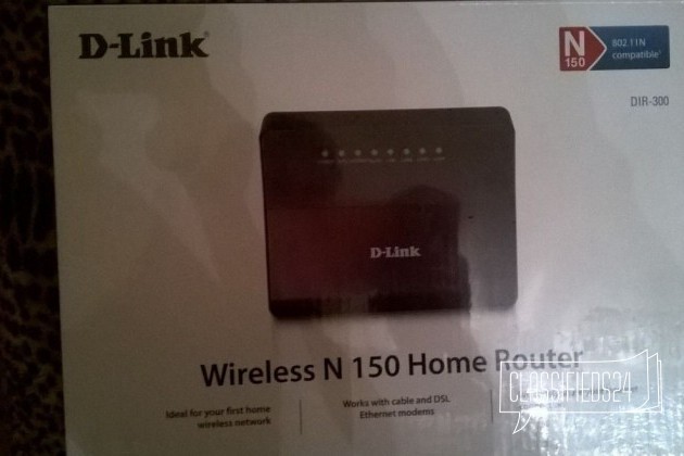 Wifi роутер dlink dir 300 (новый) в городе Набережные Челны, фото 1, телефон продавца: +7 (951) 899-37-89