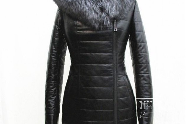 Женское пальто с чернобуркой из эко-кожи (новое) в городе Новосибирск, фото 1, телефон продавца: +7 (913) 780-50-05