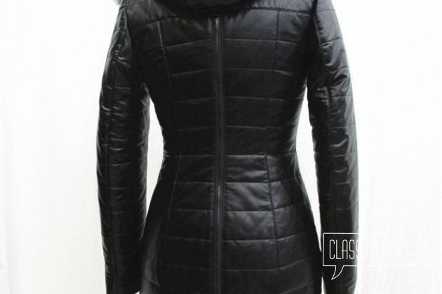 Женское пальто с чернобуркой из эко-кожи (новое) в городе Новосибирск, фото 2, стоимость: 11 040 руб.