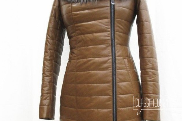 Женское пальто с чернобуркой из эко-кожи (новое) в городе Новосибирск, фото 3, Верхняя одежда