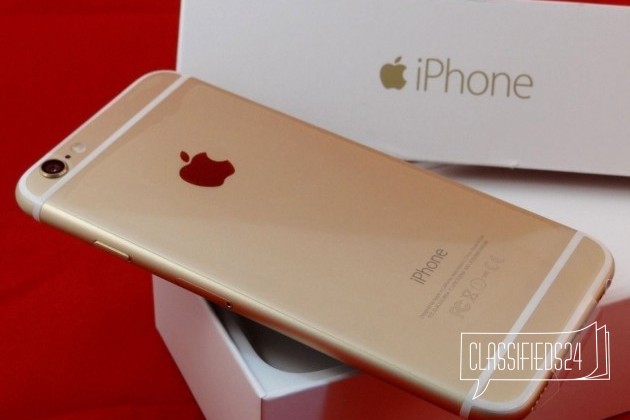Новый iPhone 6 Gold 16GB (продажа с чеком / PCT) в городе Ижевск, фото 1, телефон продавца: +7 (912) 020-57-45