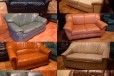 Удобный Кожаный диван из Финляндии б/у в городе Санкт-Петербург, фото 2, телефон продавца: +7 (953) 151-73-79