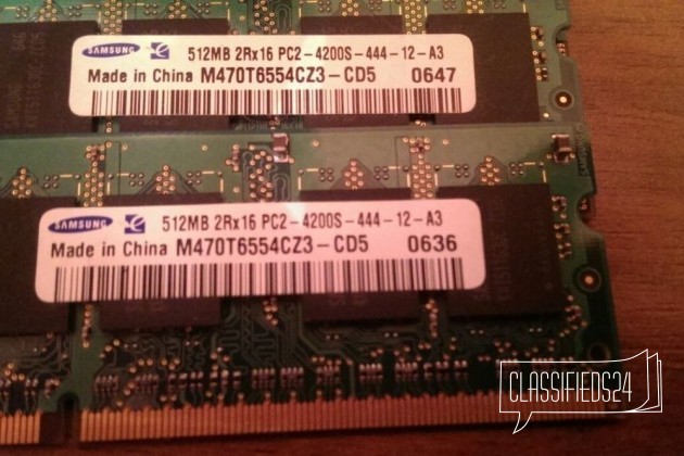 Оперативная память для ноутбуков DDR2 в городе Майкоп, фото 1, стоимость: 300 руб.
