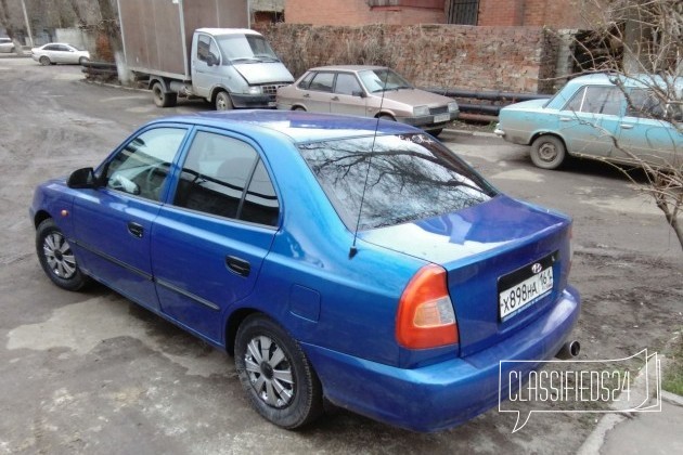 Hyundai Accent, 2002 в городе Зверево, фото 4, стоимость: 195 000 руб.