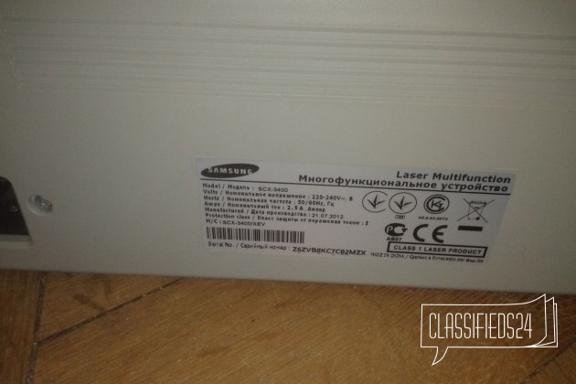 Лазерный Мфу Samsung SCX3400 в городе Москва, фото 5, телефон продавца: +7 (926) 764-15-74