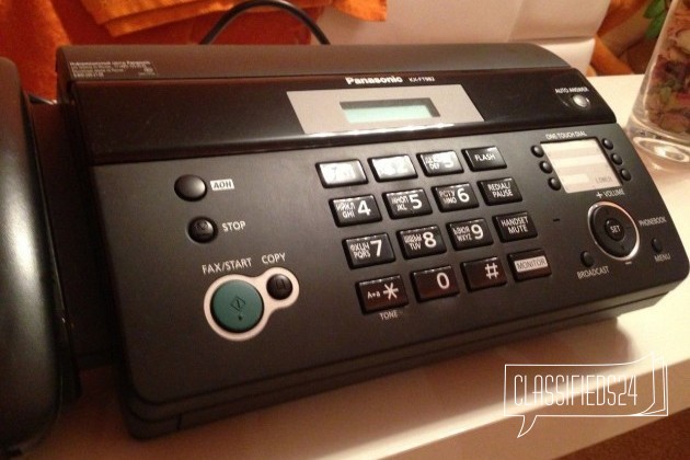 Факс Panasonic KX-FT982RUB черный в городе Нижний Новгород, фото 1, Стационарные телефоны