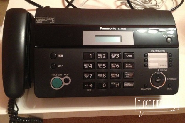 Факс Panasonic KX-FT982RUB черный в городе Нижний Новгород, фото 2, Нижегородская область