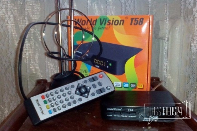 Продам Цифровой тв ресирвер HD DVB T2 World Vizion в городе Архангельск, фото 1, телефон продавца: +7 (960) 017-41-54