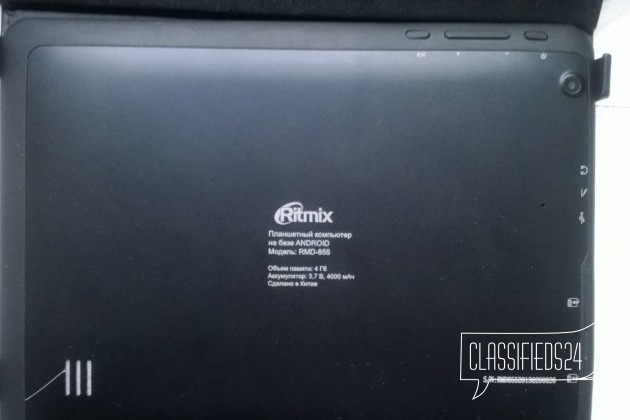 Планшет Ritmix RMD-855, 8, черный, microSD 32Гб в городе Санкт-Петербург, фото 3, Планшеты