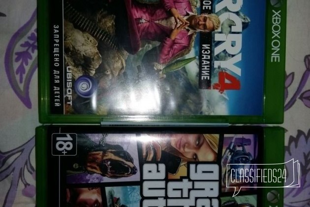 Far Cry 4 и GTA 5 для X-box one в городе Екатеринбург, фото 1, телефон продавца: +7 (904) 175-89-11