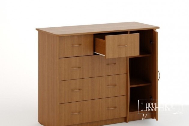 Комод 5 ящ. с дверью (Дуб беленый) км-05 в городе Новосибирск, фото 5, телефон продавца: +7 (953) 806-22-99