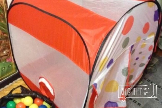 Складной домик - палатка с мячиками и боскетбольно в городе Москва, фото 2, телефон продавца: +7 (905) 507-54-56
