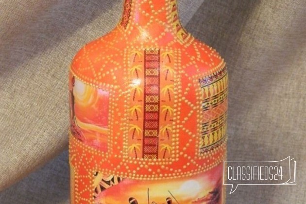 Бутылка ручной работы в городе Киров, фото 2, стоимость: 1 500 руб.