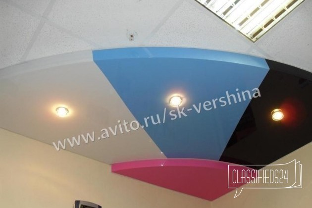 Натяжной потолок от производителя многоур/rainbow в городе Ростов-на-Дону, фото 1, телефон продавца: +7 (928) 905-49-25
