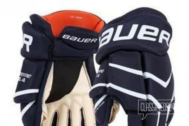 Перчатки игрока Bauer Supreme one.4 Glove-YTH, Bla в городе Москва, фото 1, телефон продавца: +7 (966) 042-97-11