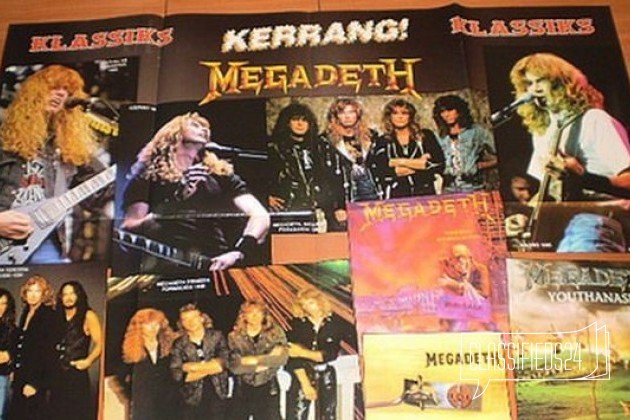 Плакат Megadeth (Kerrang ) в городе Москва, фото 1, телефон продавца: +7 (919) 723-48-51
