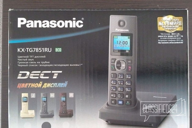 Телефон Panasonic в городе Саратов, фото 1, стоимость: 800 руб.