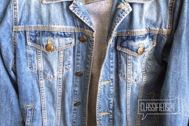 Мужская джинсовая куртка в городе Волгоград, фото 1, телефон продавца: +7 (906) 476-11-99