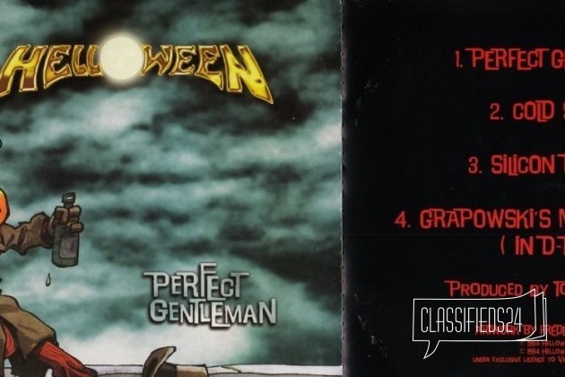 Helloween 1994 Perfect Gentleman, CD Japan в городе Санкт-Петербург, фото 2, телефон продавца: +7 (911) 916-13-91