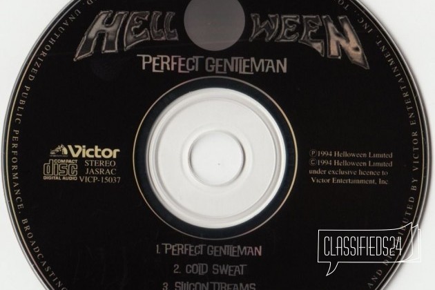 Helloween 1994 Perfect Gentleman, CD Japan в городе Санкт-Петербург, фото 3, стоимость: 1 600 руб.