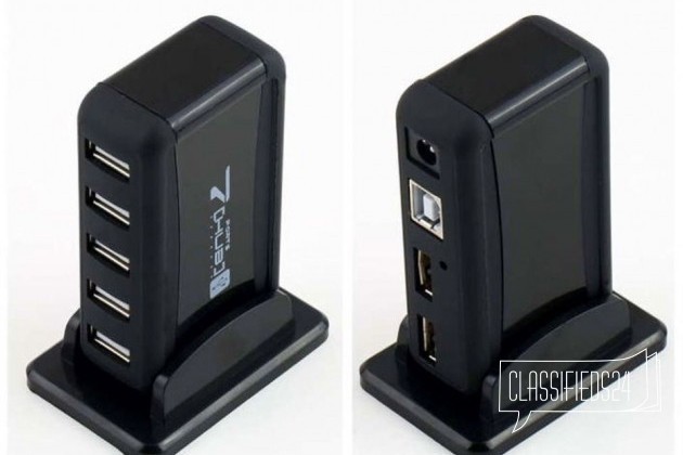 7-порт. концентратор USB с внешним питанием в городе Ижевск, фото 1, стоимость: 350 руб.