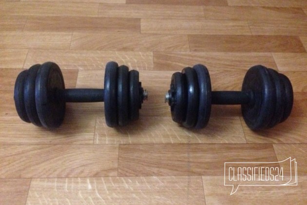 Разборные прорезиновые гантели 10 кг общий вес в городе Москва, фото 1, телефон продавца: +7 (965) 234-79-10