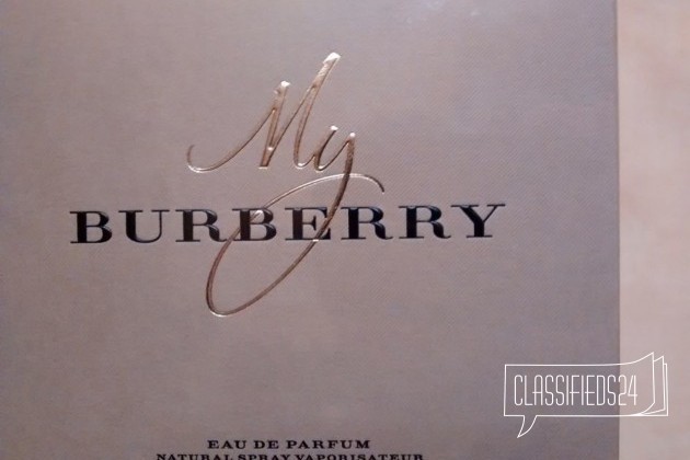 Burberry My, EAU DE parfum, 50мл в городе Санкт-Петербург, фото 1, Парфюмерия