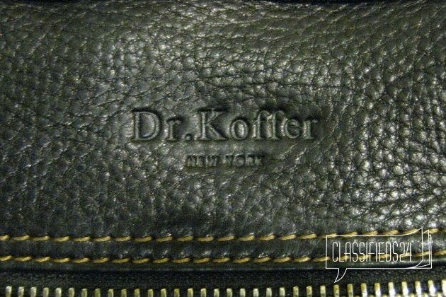 Черная мужская сумка Dr. Koffer (натуральная кожа) в городе Санкт-Петербург, фото 2, стоимость: 10 000 руб.