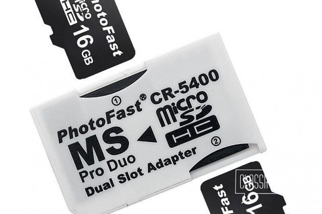 Адаптер с MS Pro Duo на 1 и 2 слота микро SD в городе Санкт-Петербург, фото 2, телефон продавца: +7 (950) 223-23-09