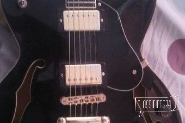 Продам полуакустику + чехол чёрная гитара peavey в городе Москва, фото 1, Гитары, струнные интсрументы
