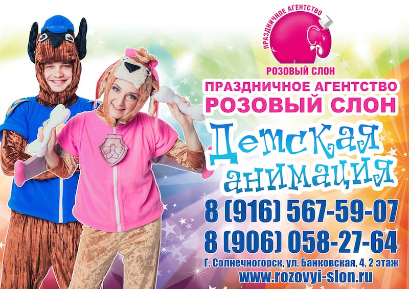 Аниматоры на день рождения в Солнечногорске Зеленограде Клину. в городе Солнечногорск, фото 1, Московская область