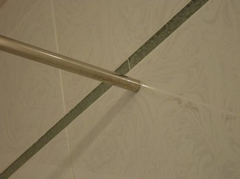 Прямой карниз для шторы в ванную из полированной нержавеющей стали в городе Краснодар, фото 2, телефон продавца: +7 (918) 693-09-04