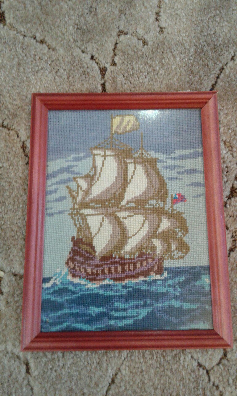 Картина ручной работы Корабль в городе Саратов, фото 1, телефон продавца: +7 (986) 993-68-64