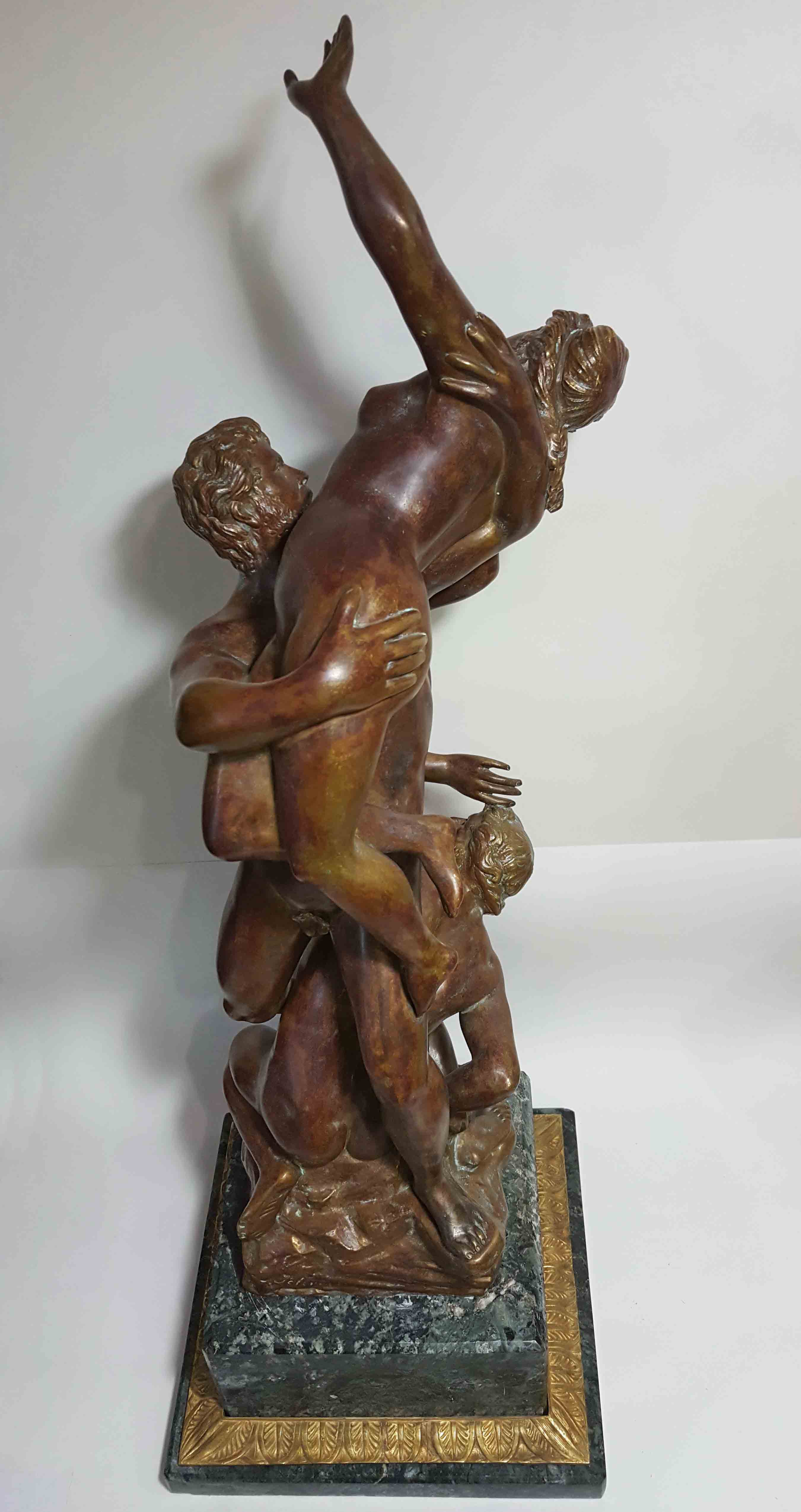 Бронзовая статуя Похищение Сабинянок.Высота 70 см.Автор Джамболонья.Выбрать оригинальные подарки в городе Москва, фото 2, телефон продавца: +7 (905) 349-82-10