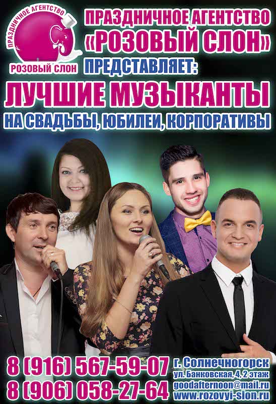 Заказать музыкантов в Солнечногорске в городе Солнечногорск, фото 4, Музыканты, певцы, ведущие