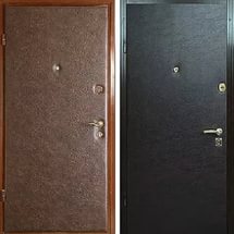 обшивка обивка обтяжка перетяжка дверей дермантином (виниллискожей) в городе Новосибирск, фото 8, Двери