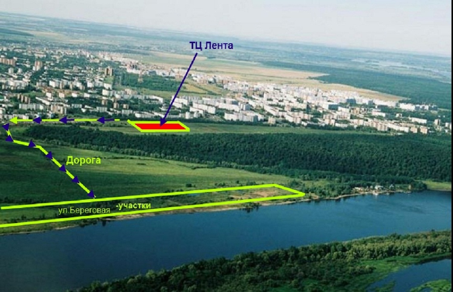 В черте города.Продам участки от 9сот до 400соток от 15 000руб.сотка в городе Нижнекамск, фото 1, Татарстан