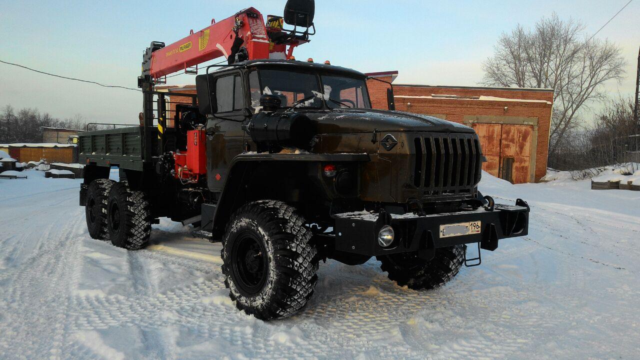 Бортовой автомобиль Урал с КМУ ИТ-150   в городе Лесосибирск, фото 1, стоимость: 1 700 000 руб.