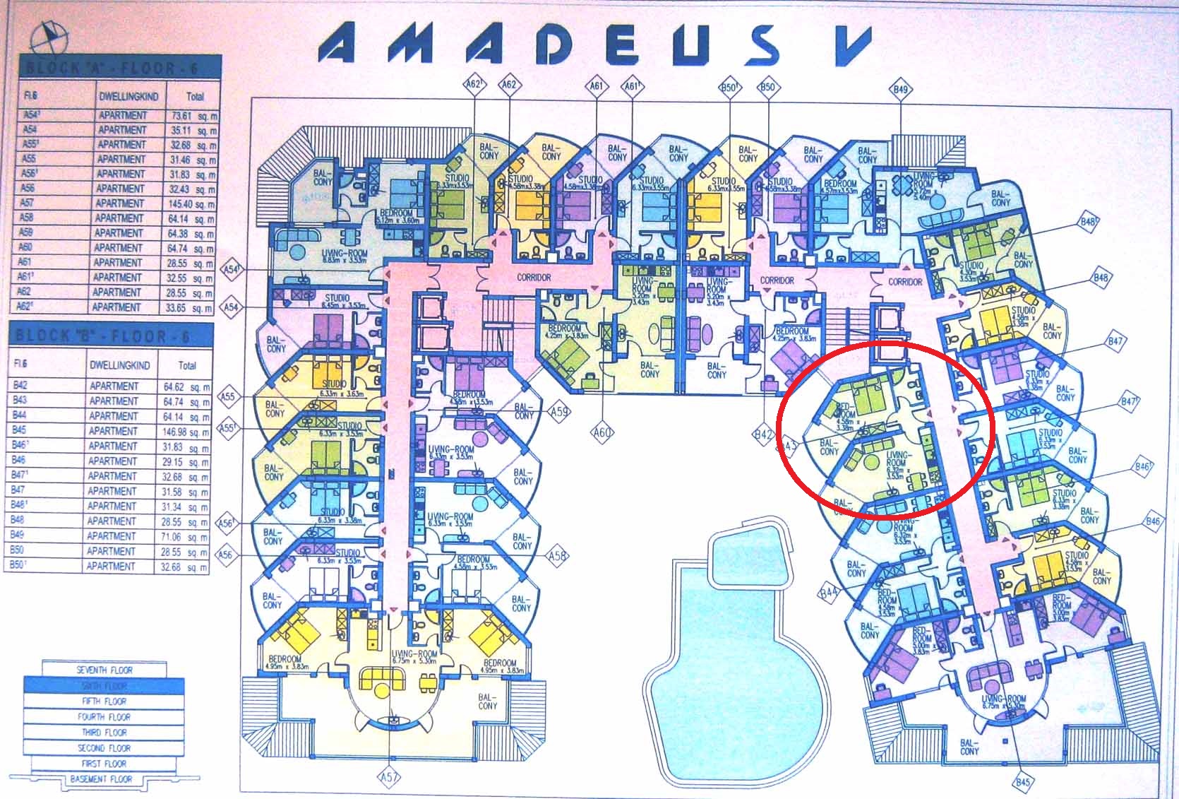 Продаётся квартира с 1 спальней,с мебелью и техникой, в Болгарии, на Солнечном берегу, в к-се Амадеус 5 -лучшая цена в городе Москва, фото 3, Московская область