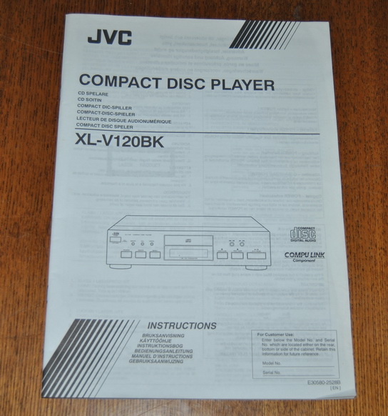 JVC XL-V120 в городе Лесколово, фото 7, телефон продавца: +7 (921) 643-63-00