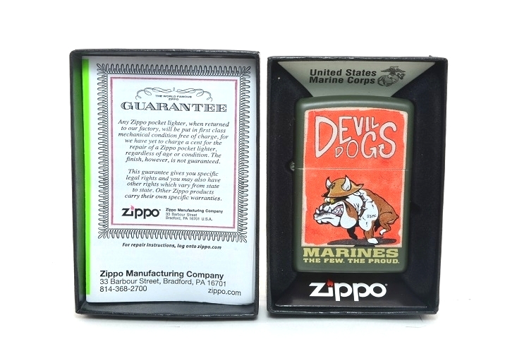 Зажигалка Zippo 211 US Marines Devil Dogs в городе Москва, фото 2, телефон продавца: +7 (903) 549-22-17