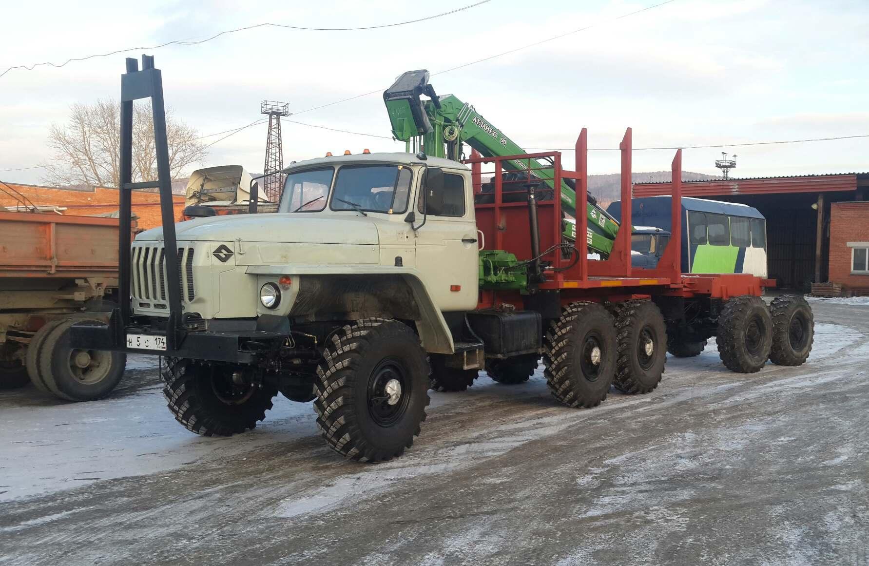 Лесовоз Урал 5557 с ГМ в городе Урай, фото 3, стоимость: 1 300 000 руб.