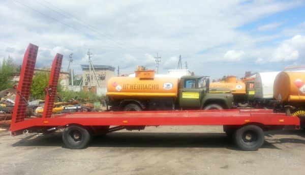Низкорамный прицеп ПТ 2х9 КВ для перевозки спецтехники до 9 тонн в городе Москва, фото 1, телефон продавца: +7 (800) 700-97-72