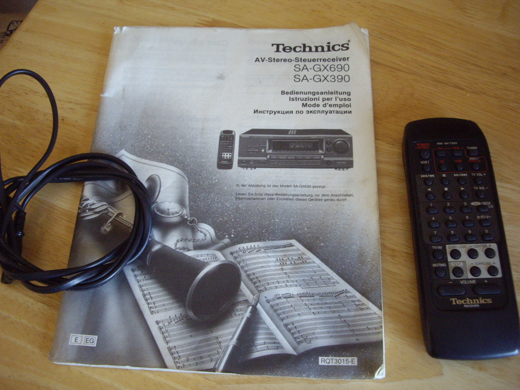 Ресивер  Technics sa-gx-390- Япония.. в городе Челябинск, фото 10, Усилители и ресиверы