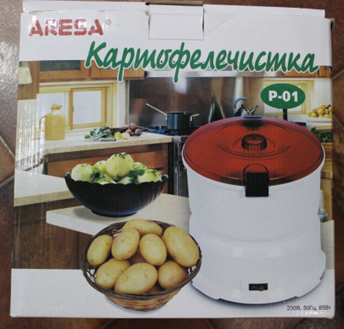 Овощечистка картофелечистка электрическая домашняя Aresa P 01 нож машинка для чистки картофеля в городе Москва, фото 1, Московская область