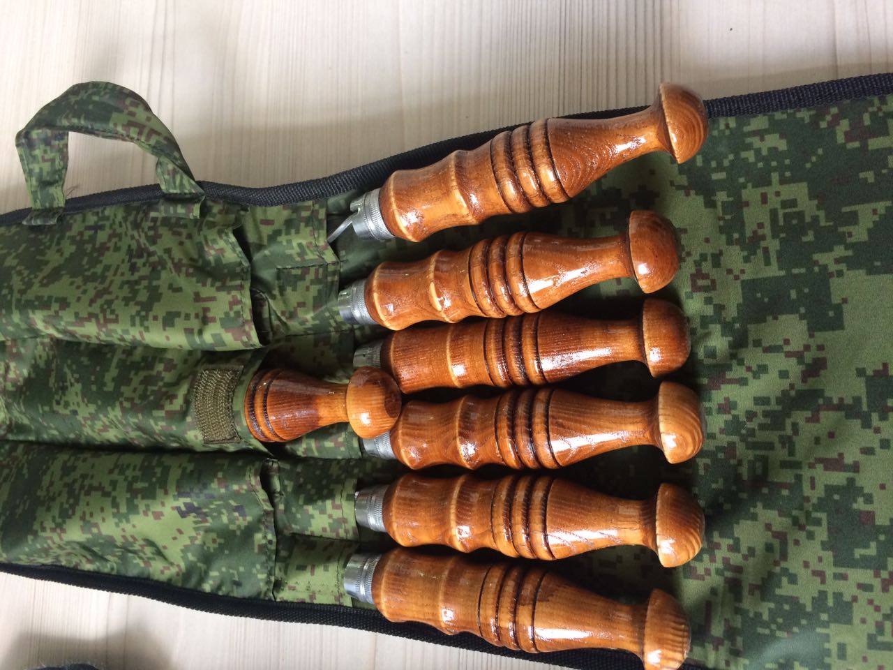 Шампуры с ручками из ясеня и гравировкой в городе Пятигорск, фото 1, телефон продавца: +7 (919) 742-11-19