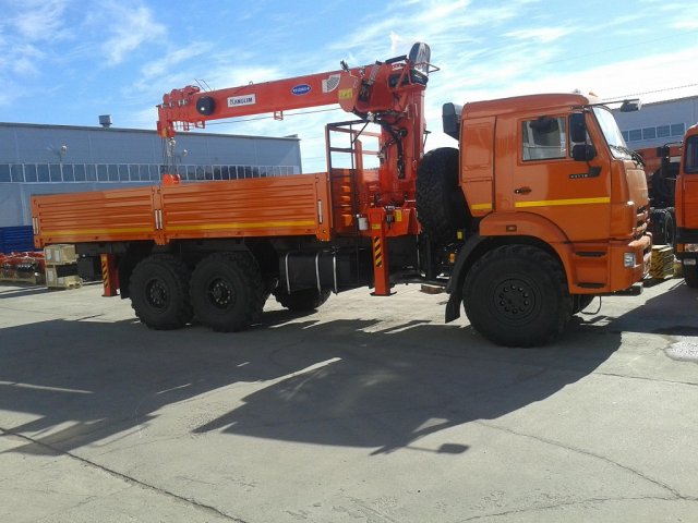 КАМАЗ 43118 с кму кранманипулятором Kanglim 1256 7 тонн в городе Кострома, фото 1, Костромская область